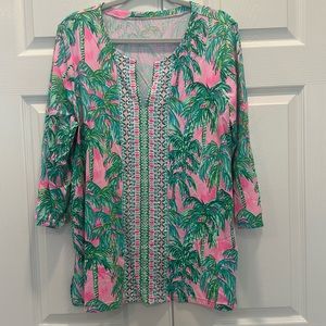 Lilly Pulitzer Karina tunic top size XXL